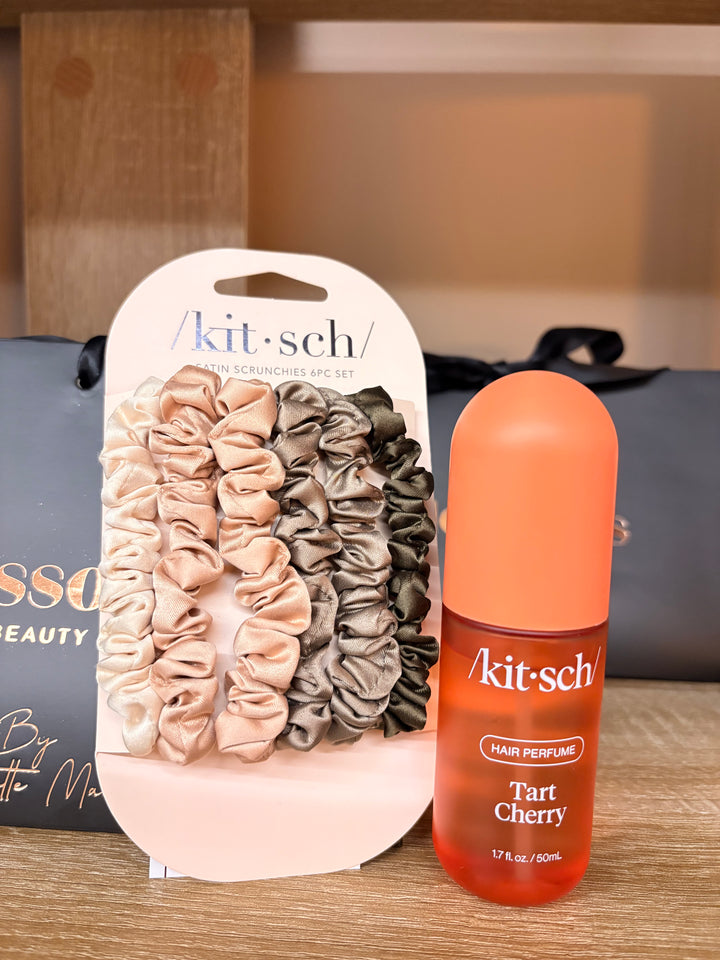 Kitsch Kerstcadeauset – Hair Perfume & Satin Scrunchies (Limited)
