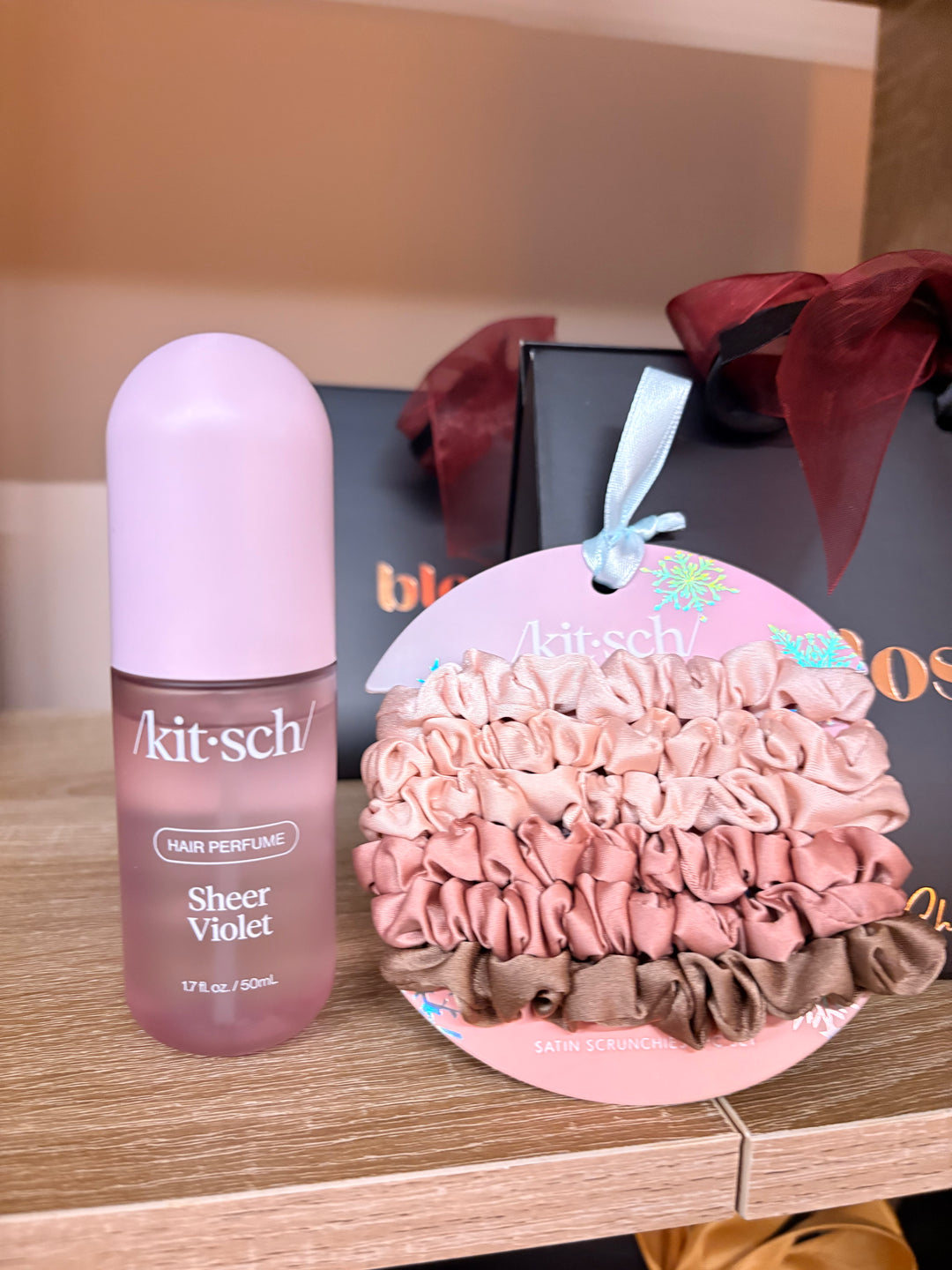 Kitsch Kerstcadeauset – Hair Perfume & Satin Scrunchies (Limited)
