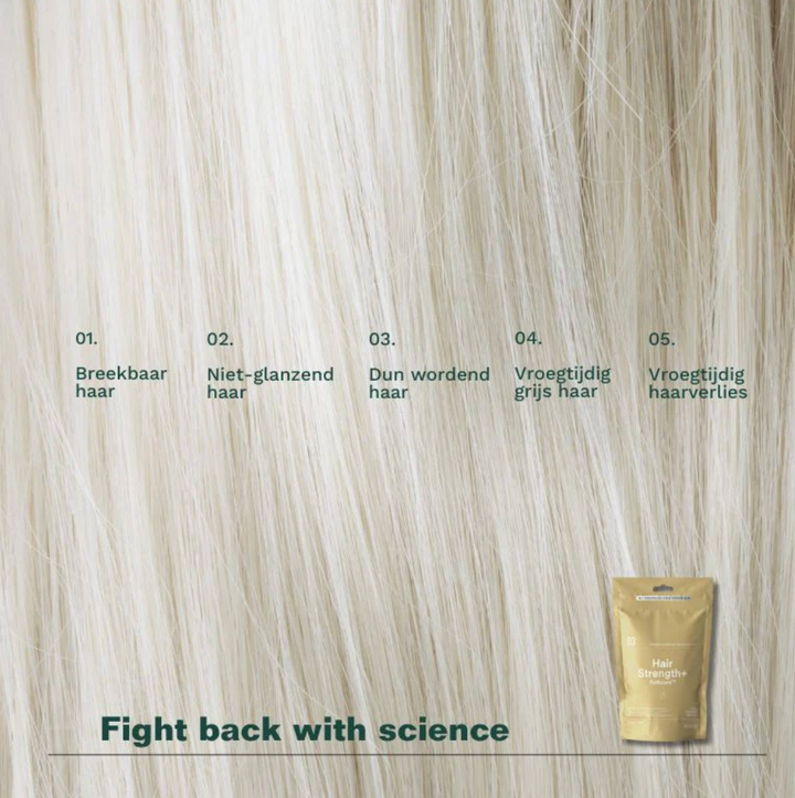 Insentials Hair Strength+ – Anti-Haaruitval & Sterkere Haargroei