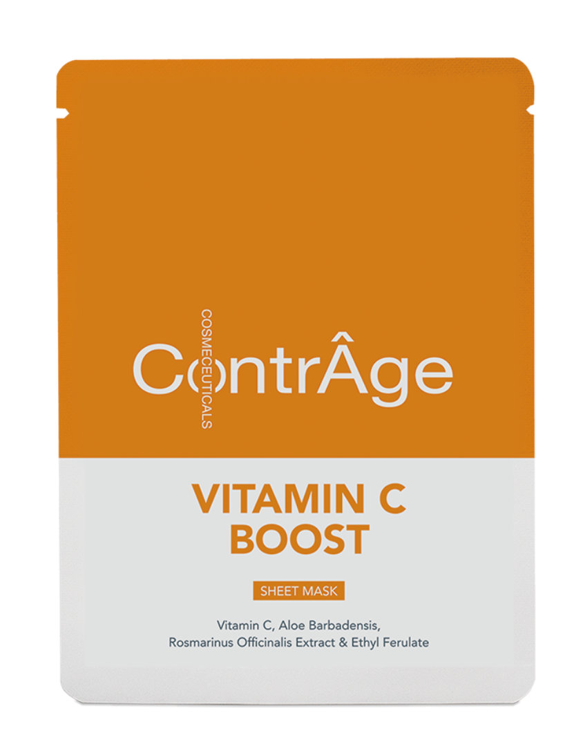CONTRÂGE Vitamin C Boost Vliesmasker | Verhelderend Anti-Aging Masker 15ml