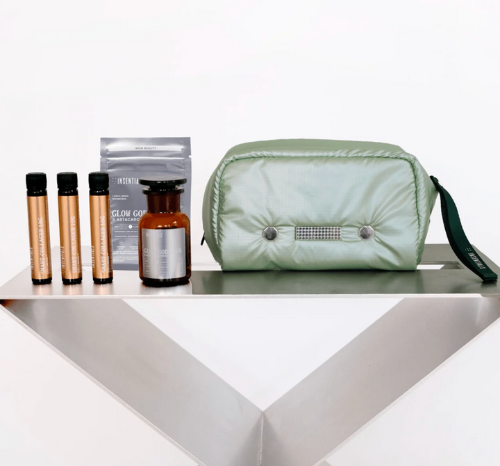 Insentials x Clio Goldbrenner Beauty Pouch – Beauty Gift Set