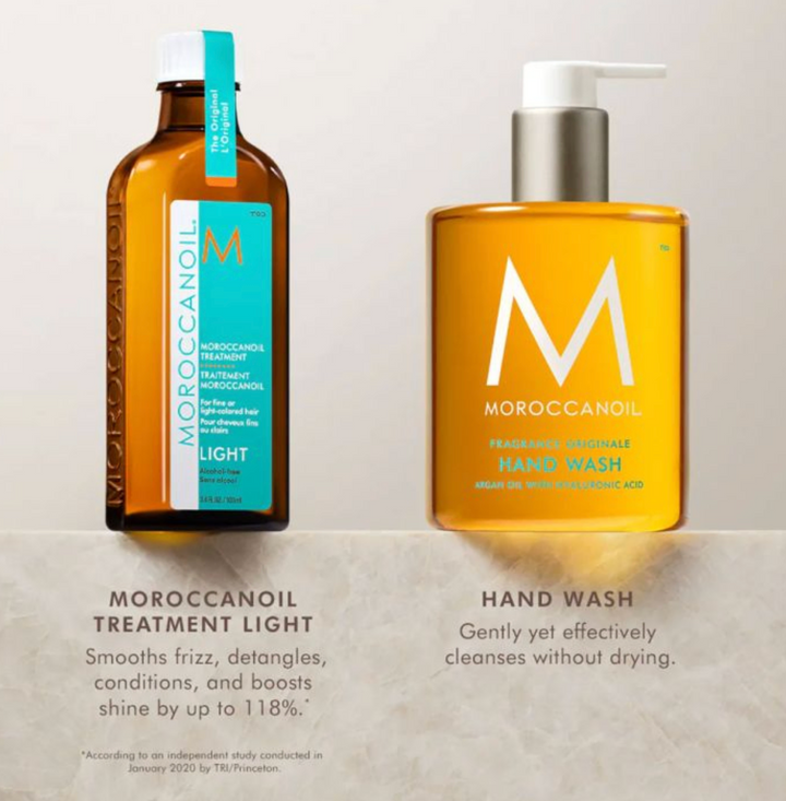 Moroccanoil Summer Essentials Kit Light – Treatment Light &amp; Hand Wash
