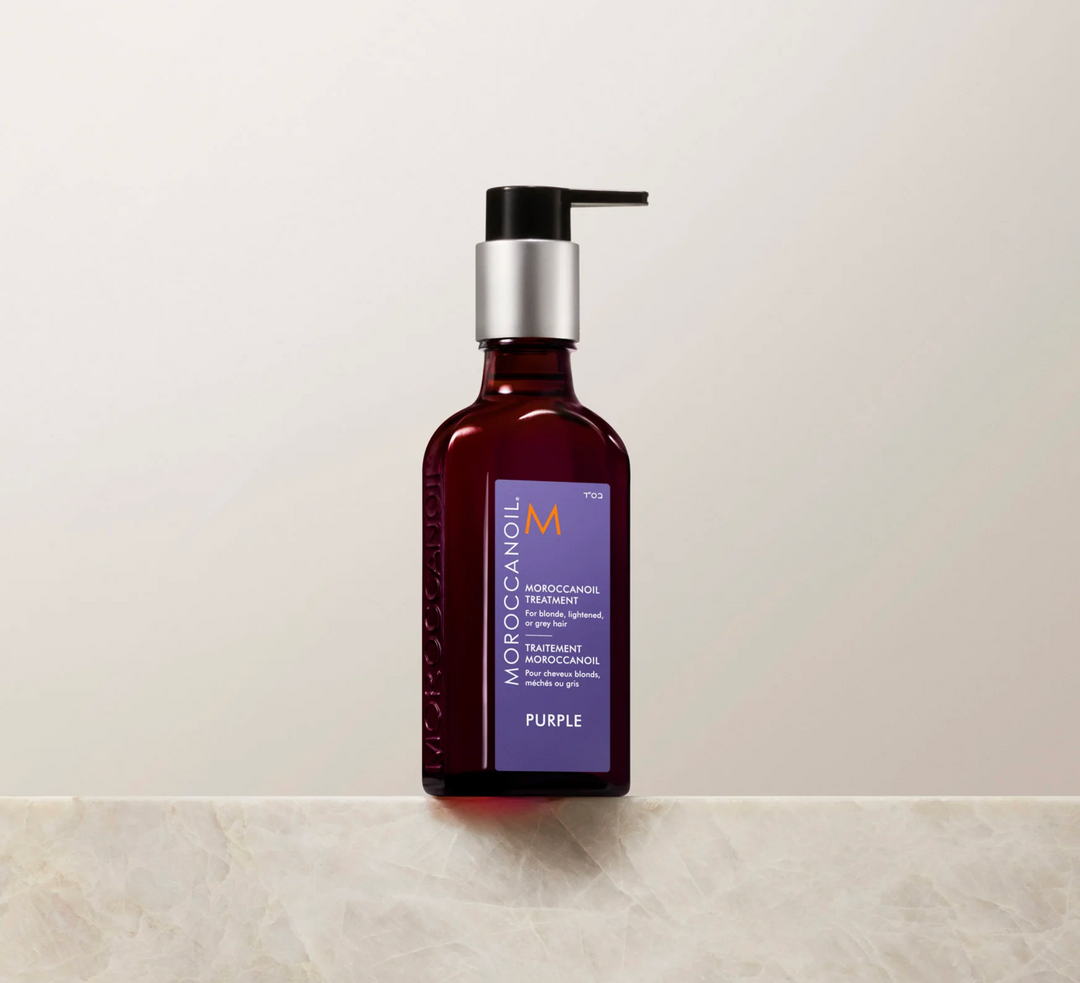 Moroccanoil Treatment Purple 50 ml met Pomp – Voor Blond &amp; Grijs Haar