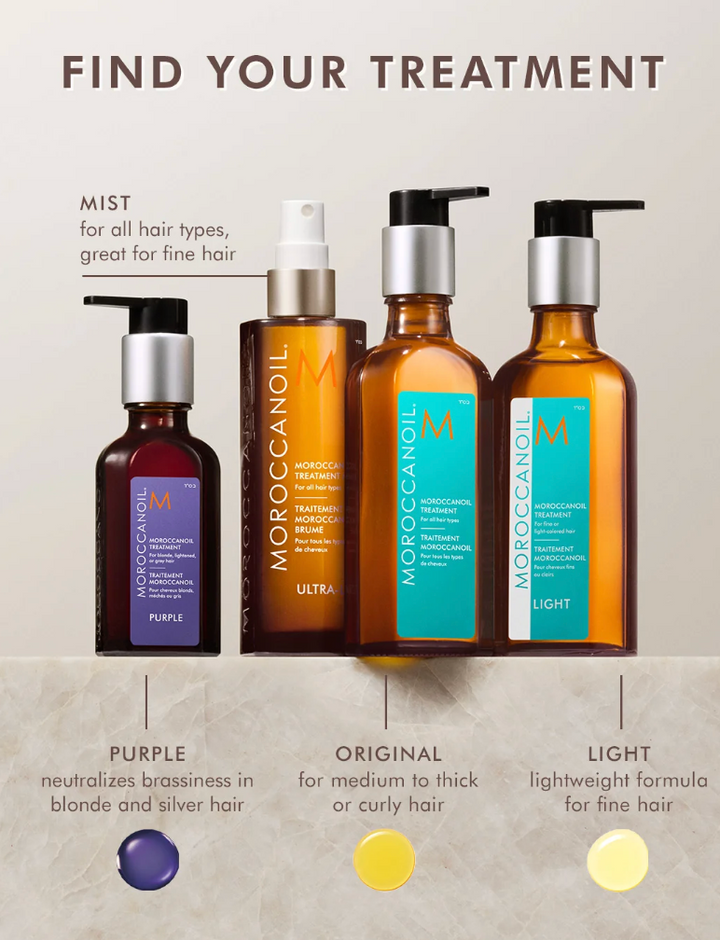 Moroccanoil Treatment Purple 50 ml met Pomp – Voor Blond &amp; Grijs Haar