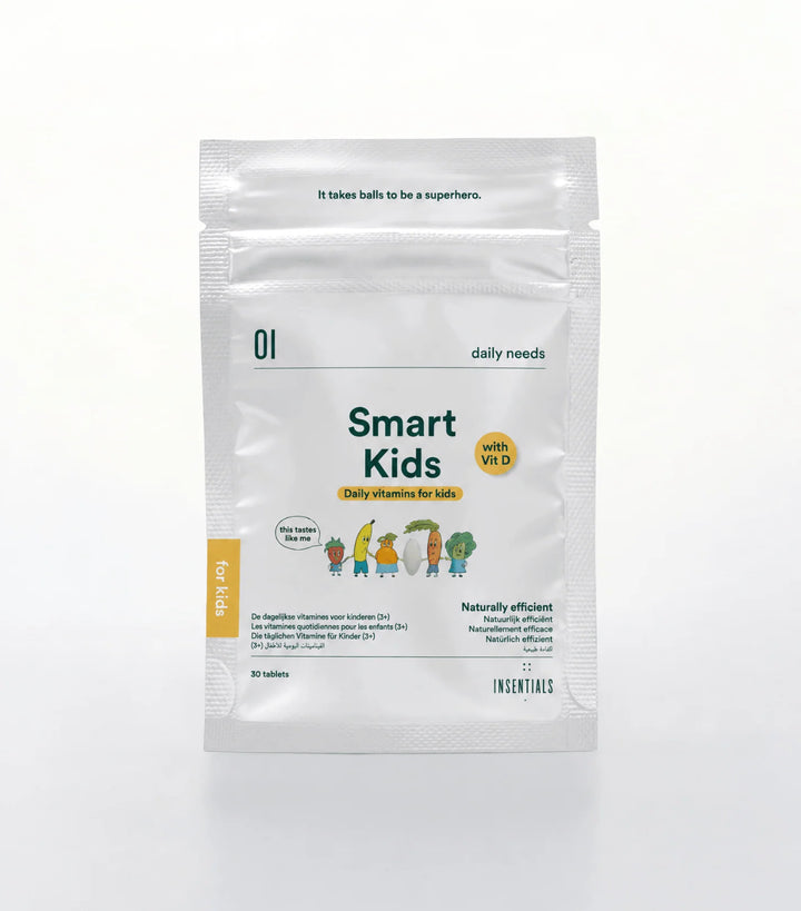 Insentials Smart Vitamins Junior – Multivitaminen voor Kinderen Jar+Refill