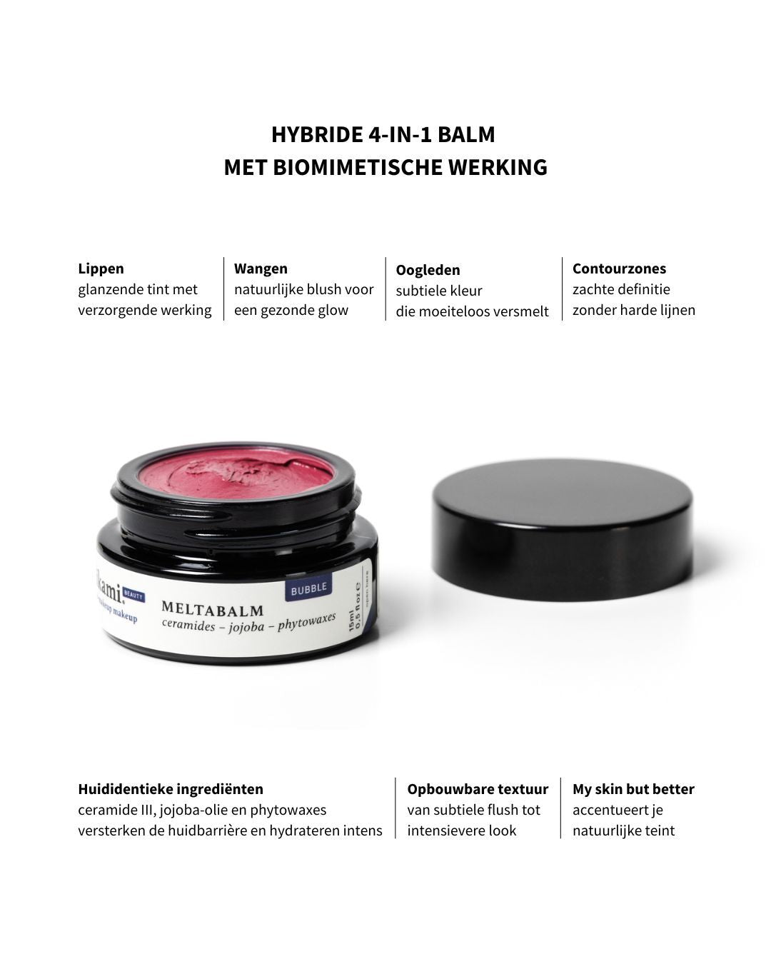 Líkami Meltabalm – Biomimetic 4-in-1 Colour Balm (6 tinten)