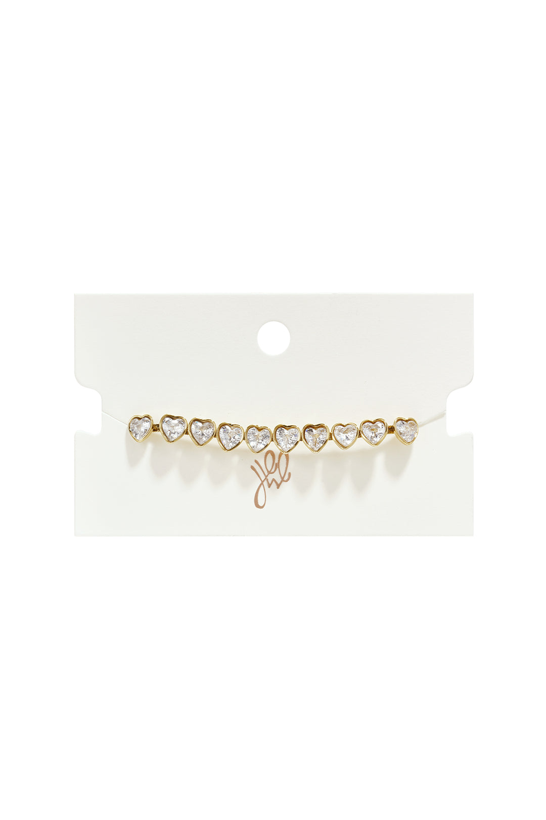 Roestvrijstalen schakelarmbanden met hartje, eenvoudige dagelijkse serie, dames sieraden