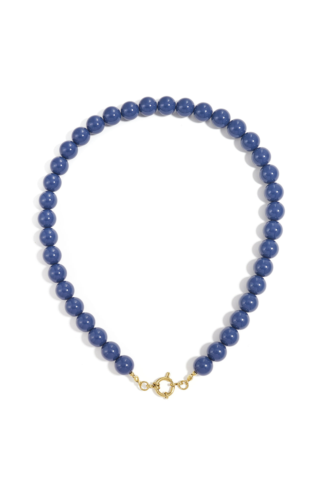 Ketting met kralen en frontsluiting-12mm