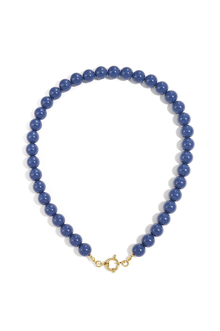 Ketting met kralen en frontsluiting-12mm