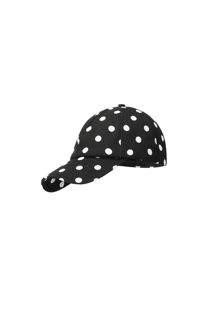 Baseballpet met stippen, klassiek polyester, dagelijkse accessoires