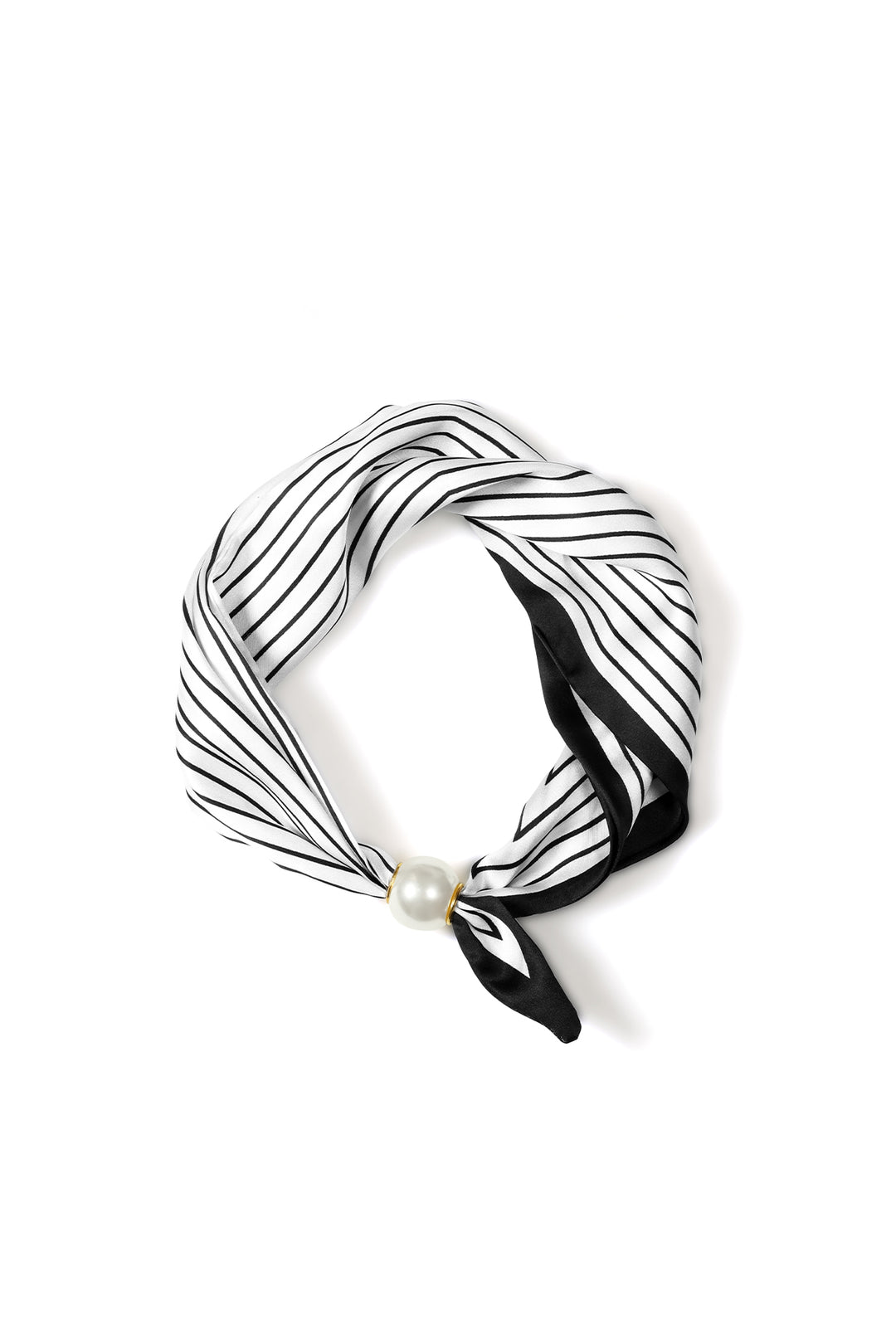 Zomersjaals met strepen, casual, polyester, dagelijkse accessoires