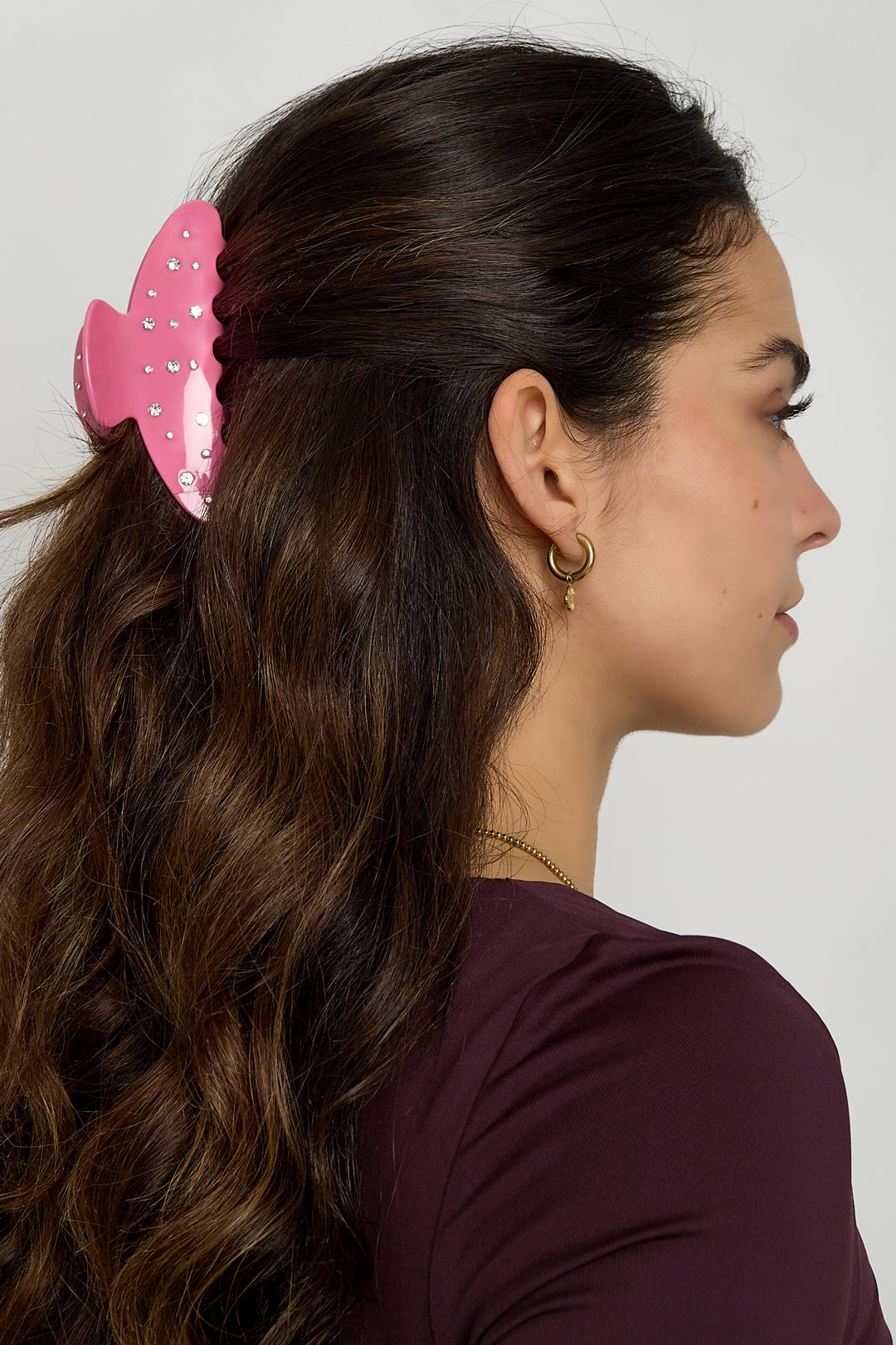 Hair Clips Polka Dots Casual Imitation Acetate sheet Valentine's Day Accessories