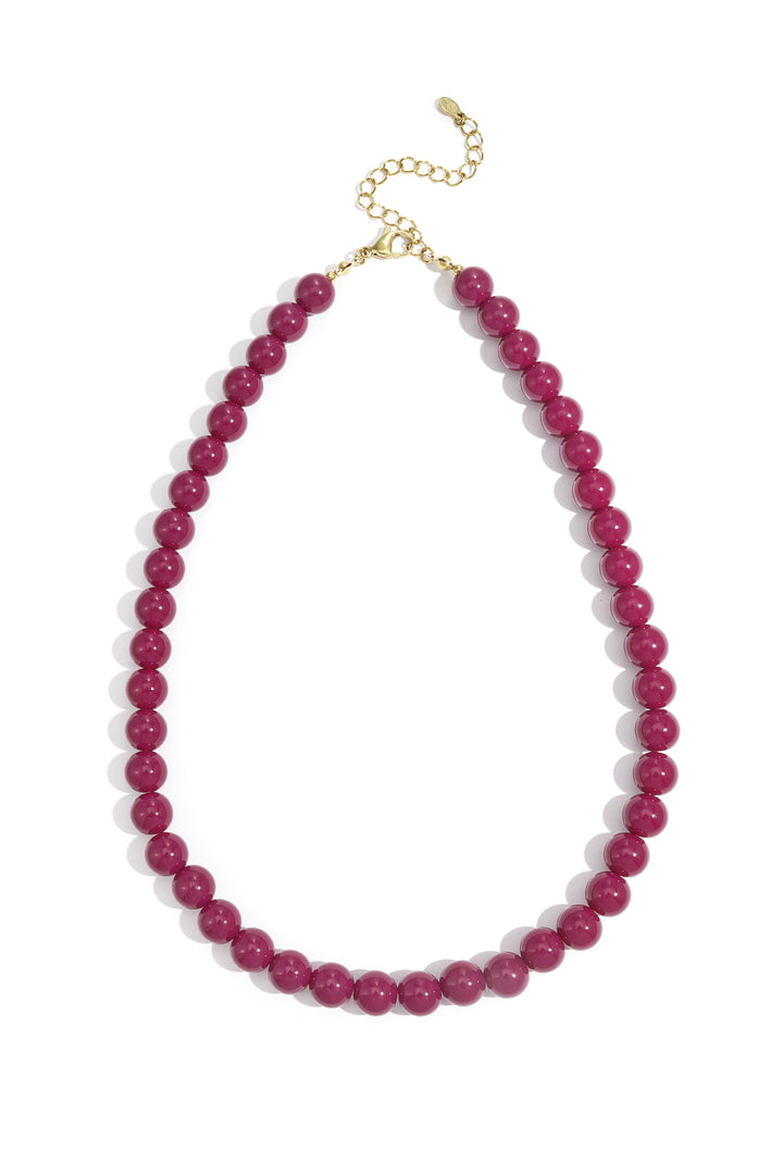 Ketting met medium kralen-10mm