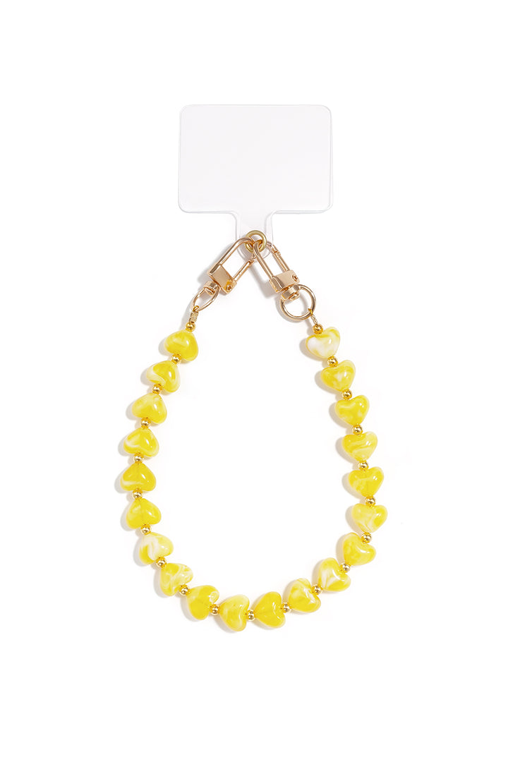 Telefoonketting met hartje, casual, acryl, dagelijkse accessoires