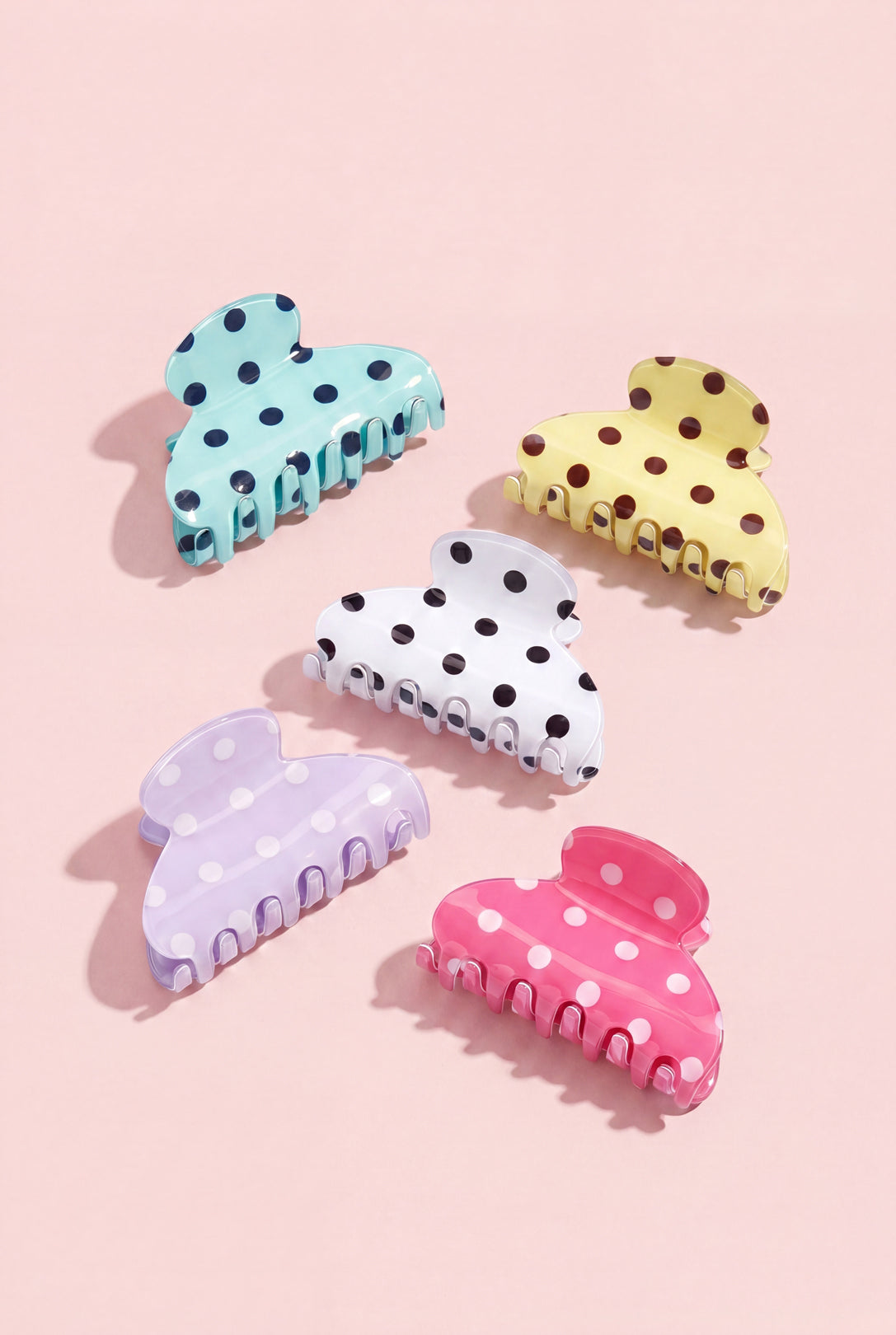 Hair Clips Polka Dots Daily Imitation Acetate Sheet Daily Accessories