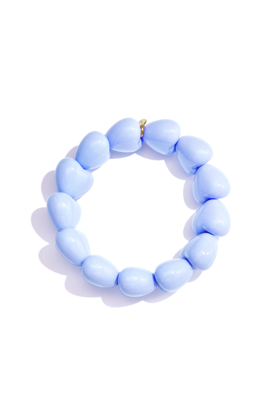 Armbandje met 13 kleine hartjes