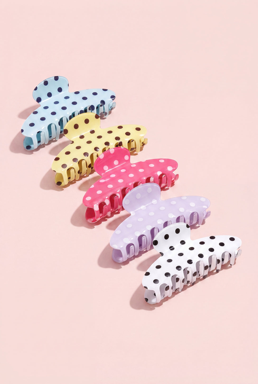 Hair Clips Polka Dots Daily Imitation Acetate Sheet Daily Accessories