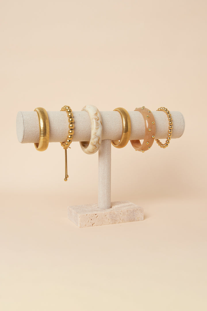 Stenen armbanden display