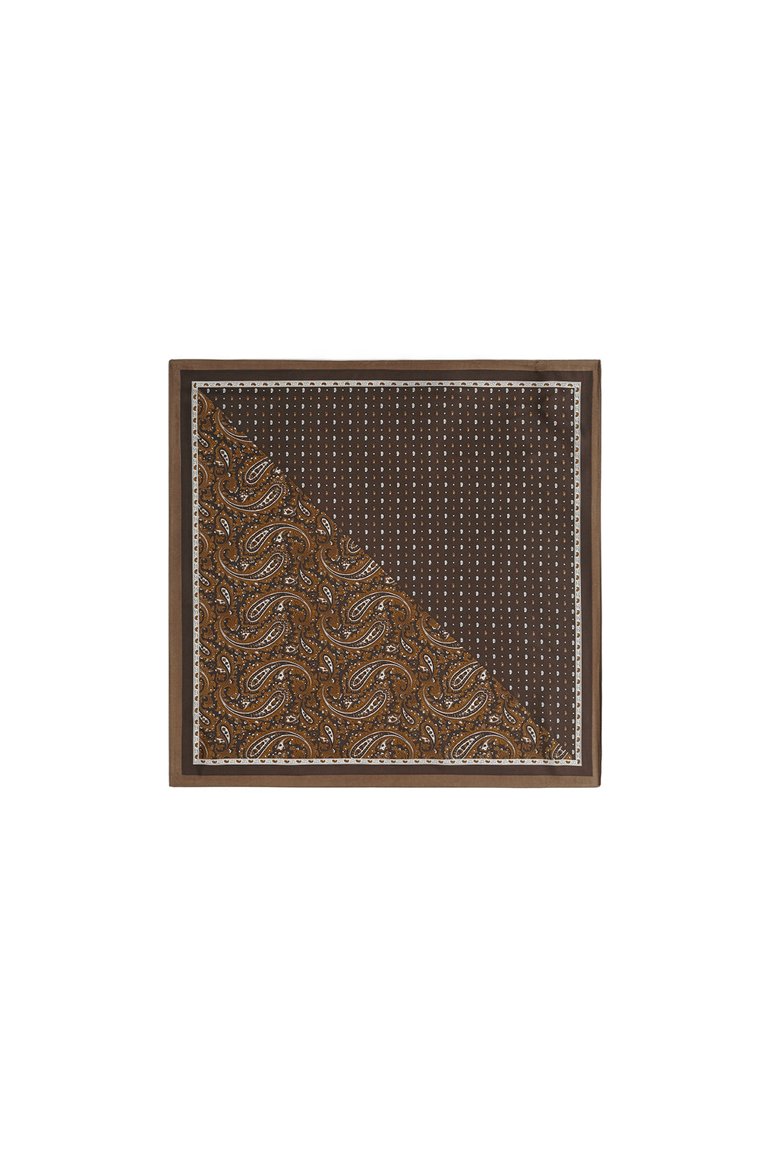 Wintersjaals met paisley-patroon, retro imitatiezijde, dagelijkse accessoires