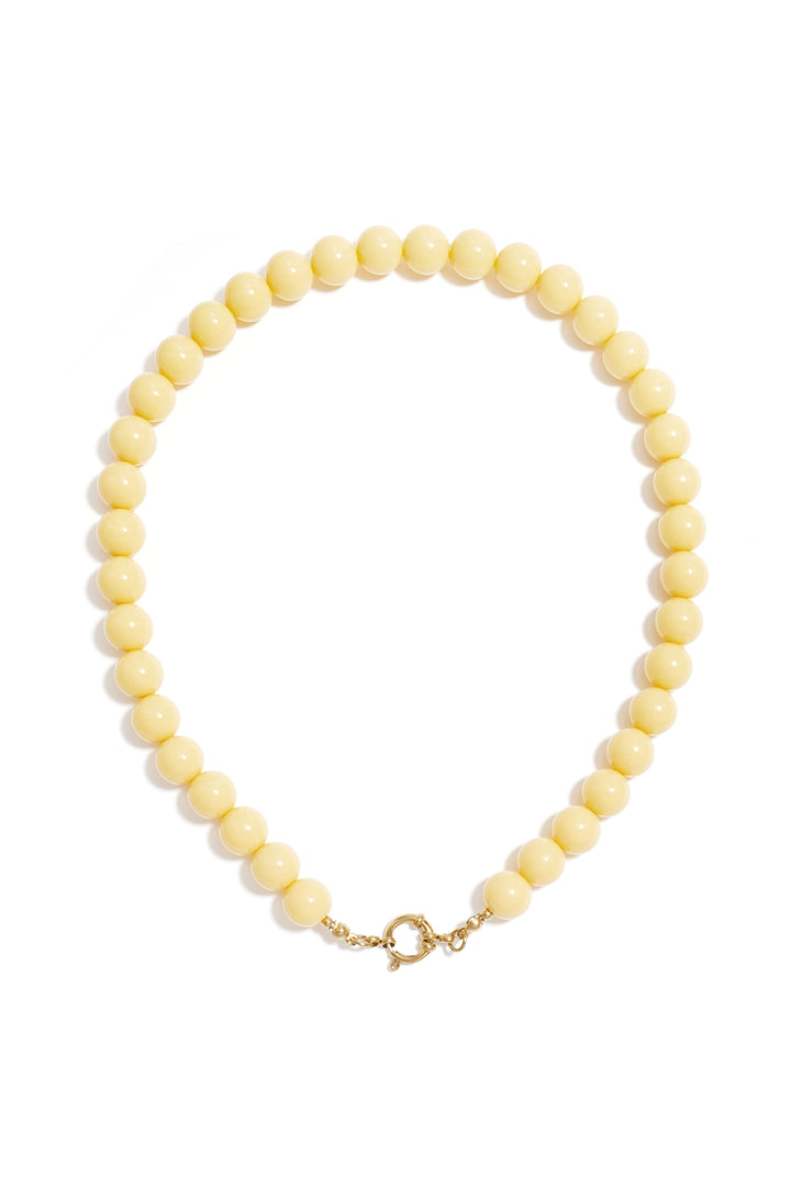 Ketting met kralen en frontsluiting-12mm