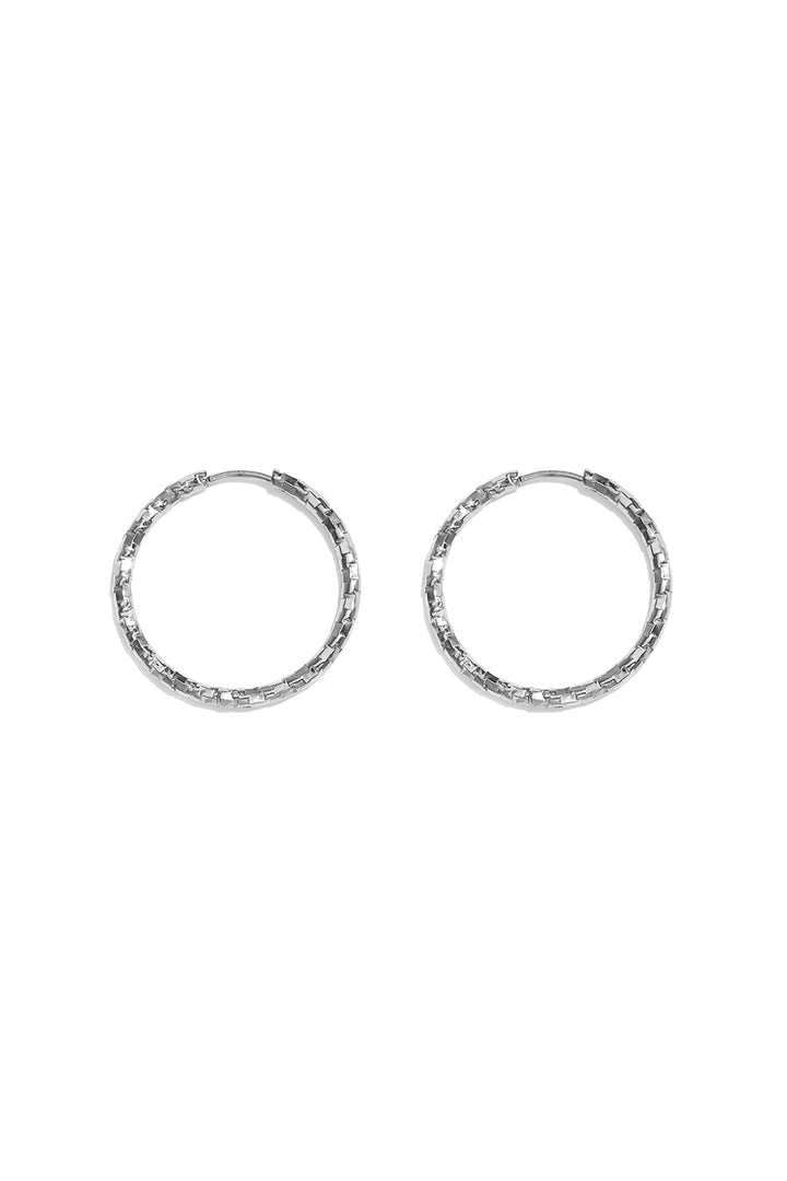Oorbellen van roestvrij staal, Circle Simple, Simple Series, damessieraden