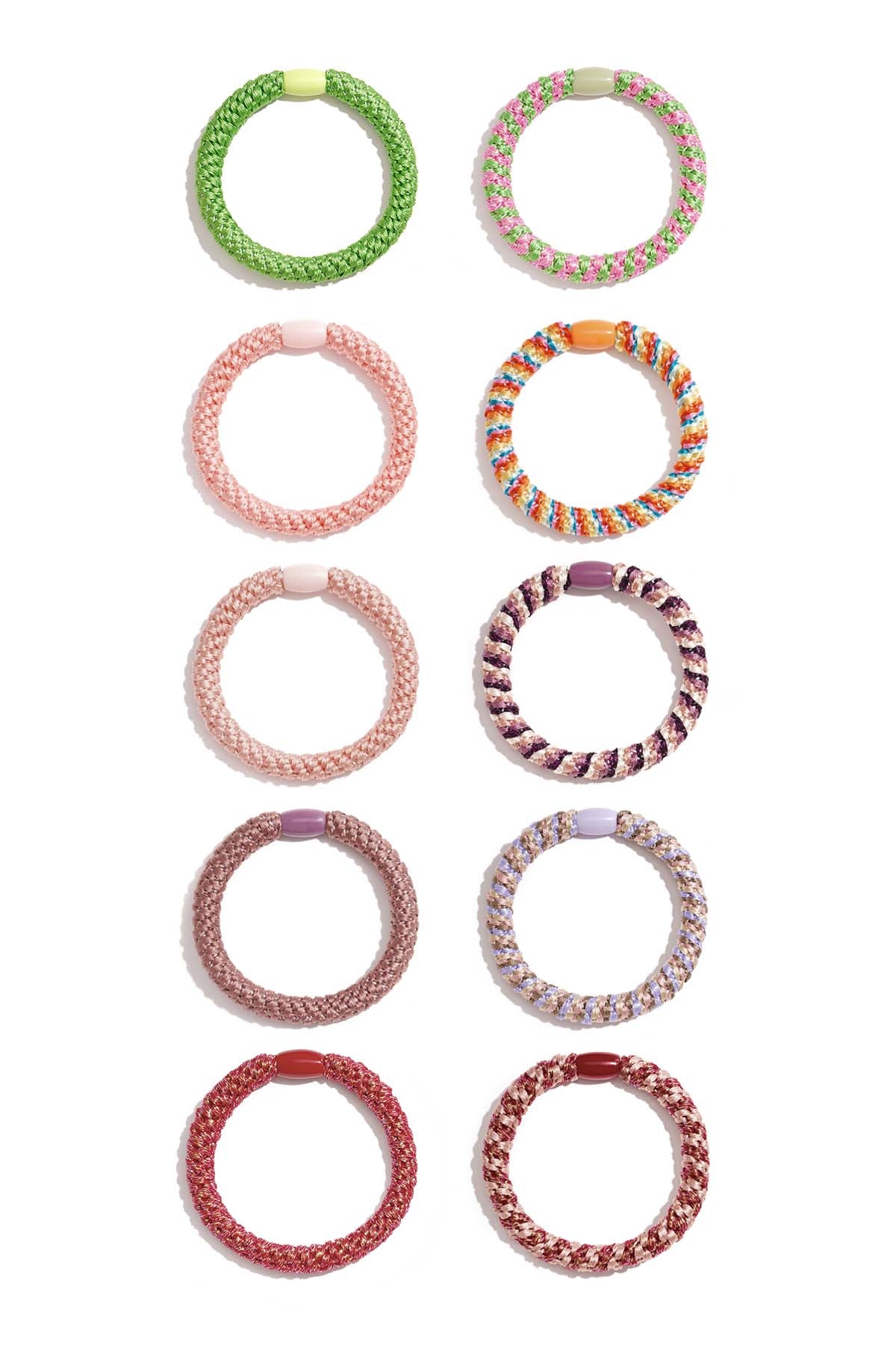 Hair ties/bracelets - dark colours