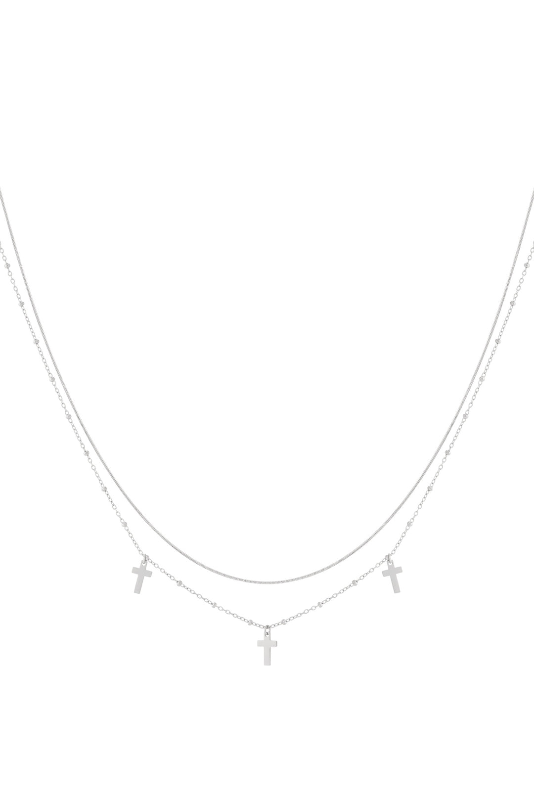   Gelaagde kettingen Kruis Casual Dagelijks Eenvoudig Serie Dames sieraden