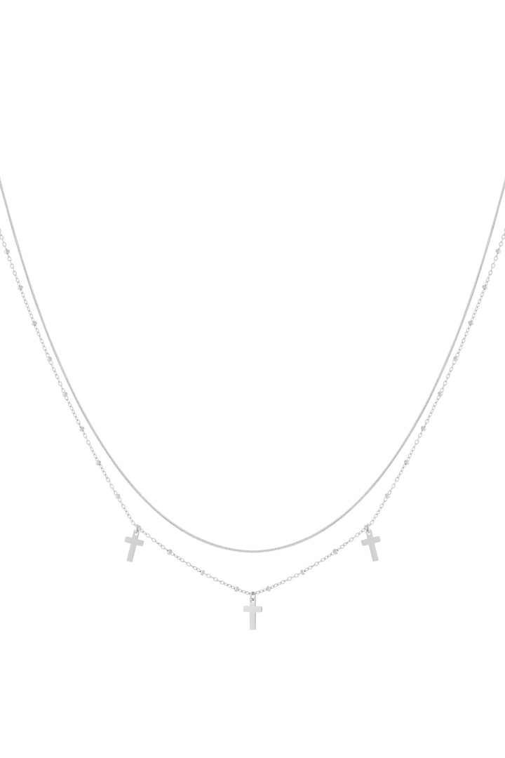   Gelaagde kettingen Kruis Casual Dagelijks Eenvoudig Serie Dames sieraden