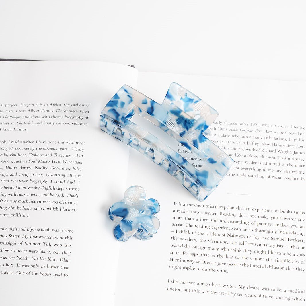 Femke – Grote Marmeren Clip - Blossoms Beauty