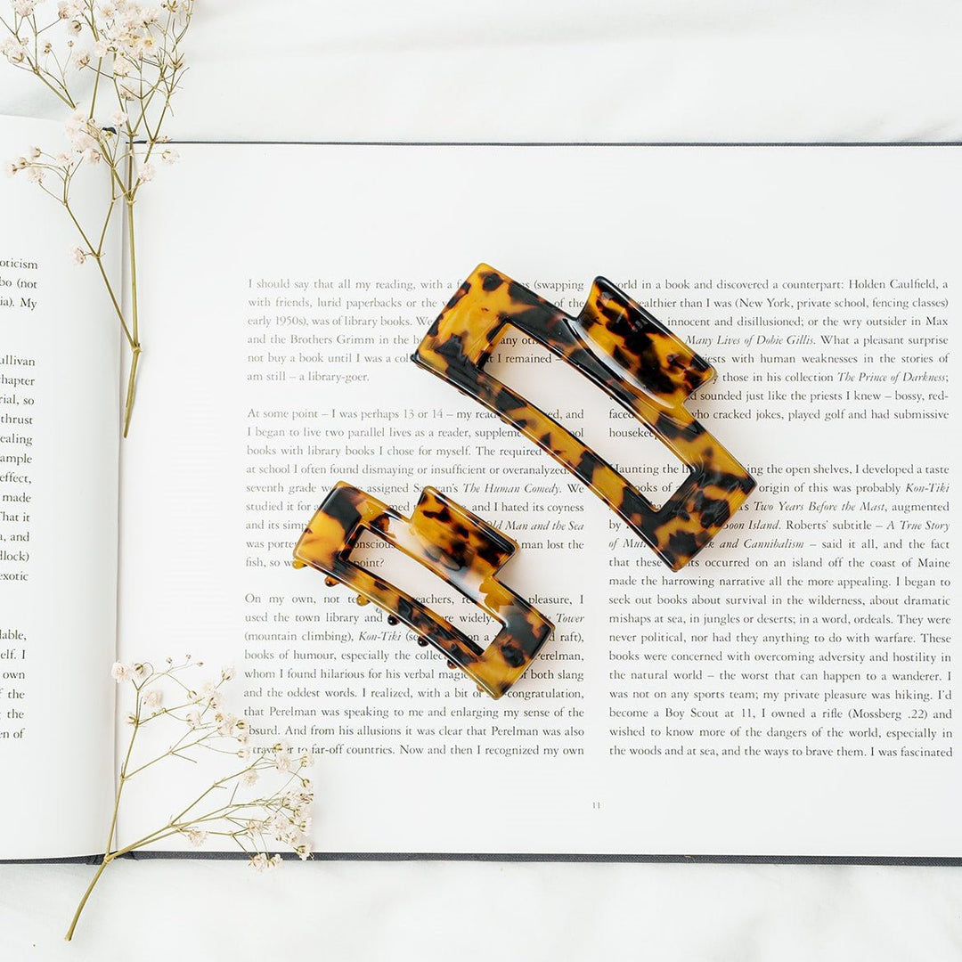 Femke – Grote Marmeren Clip - Blossoms Beauty