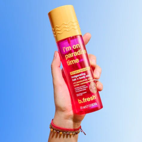 i'm on paradise time opwekkende hair + body mist - Blossoms Beauty