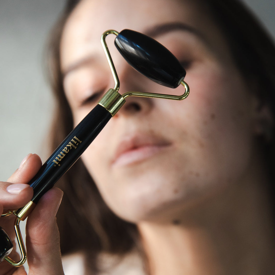 Likami Facial Essential Serum & Jade Stone Roller Set - Blossoms Beauty