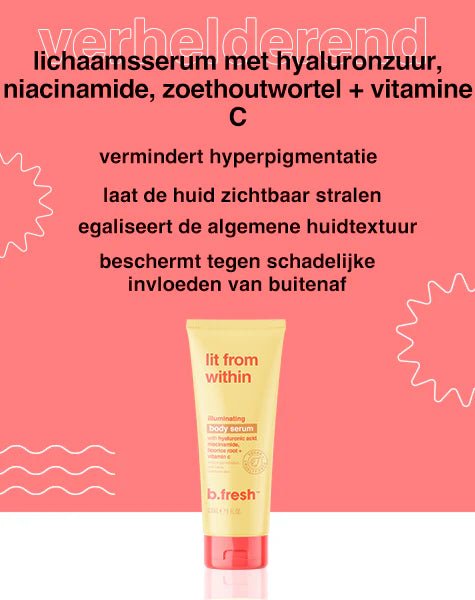 Lit from within verhelderend lichaamsserum - Blossoms Beauty