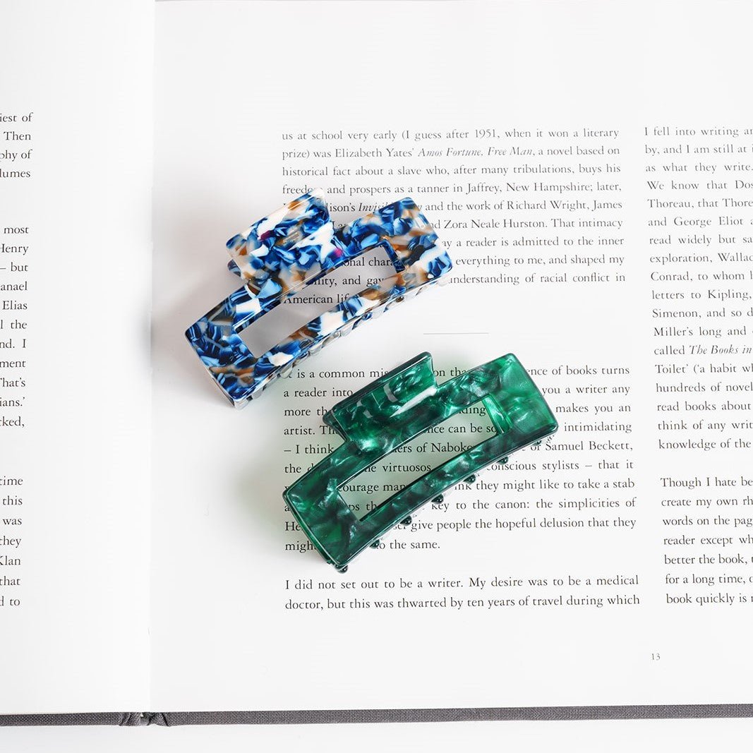 Maya - Marmer Vierkante Clip - Blossoms Beauty