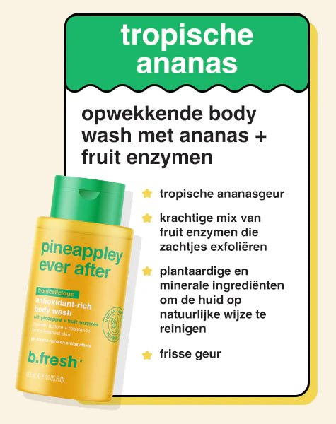 Pineappley ever after opwekkende body wash - Blossoms Beauty