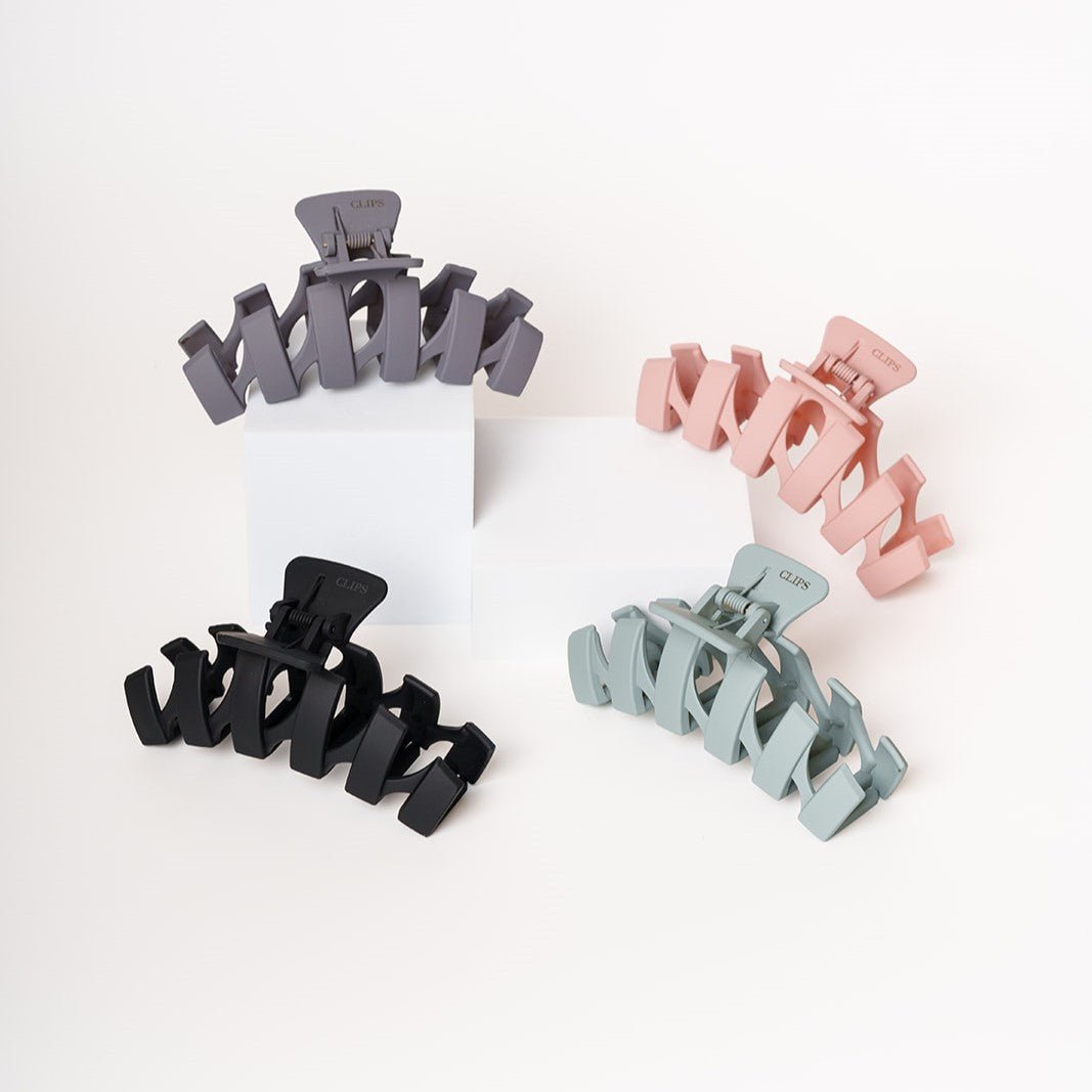 Romy – Grote Zigzag Clip - Blossoms Beauty