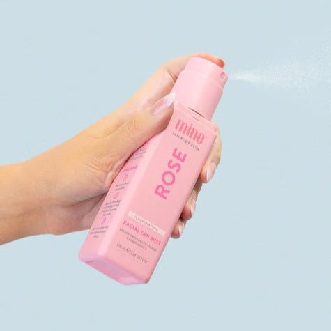 Rose illuminating facial tan mist - Blossoms Beauty