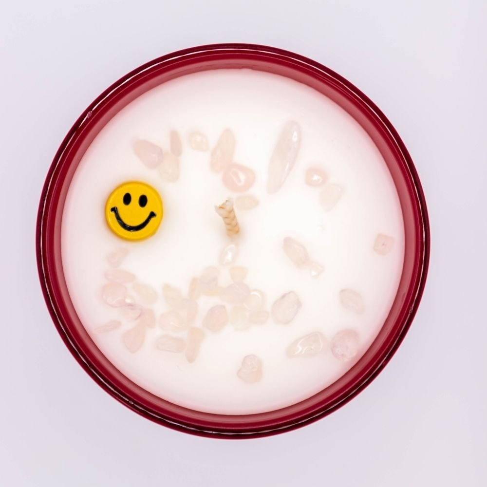 Smiley Kaars - Een Lach Vol Positieve Vibes - Blossoms Beauty