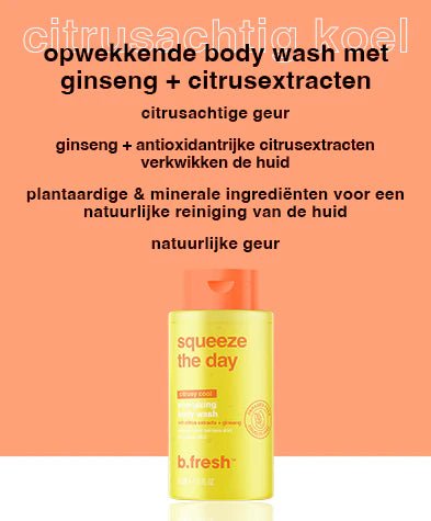 Squeeze the day Vitaliserende body wash - Blossoms Beauty