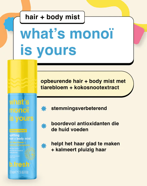 What's monoï is yours opbeurende hair + body mist - Blossoms Beauty